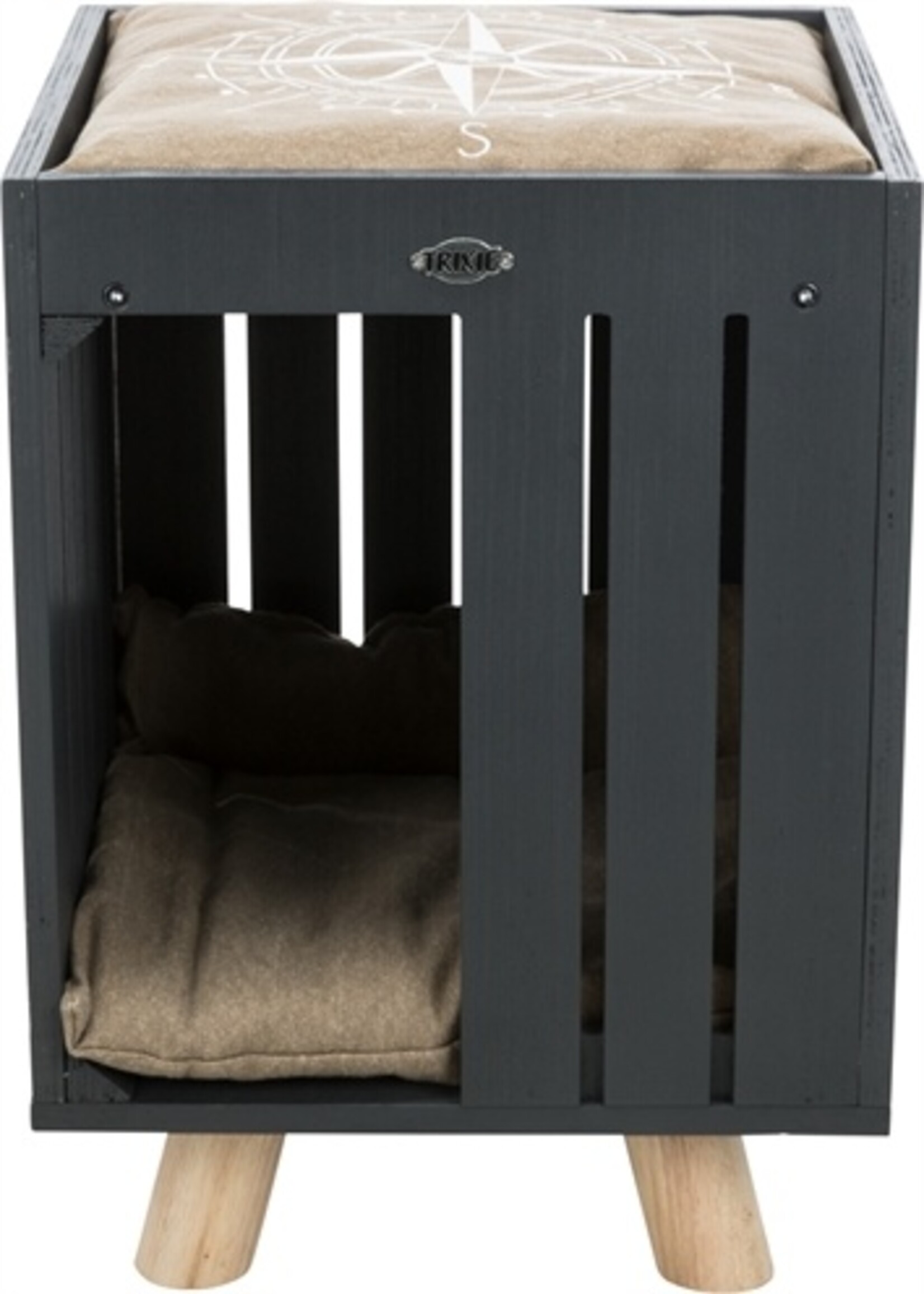 Trixie Trixie be nordic kattenhuis alva antraciet / zand