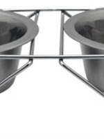 Happy pet Happy pet voerbak 2st met onderstel