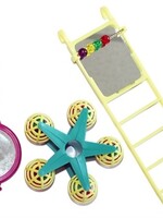 Happy pet Happy pet bird toy mp spiegel/ladder/carousel