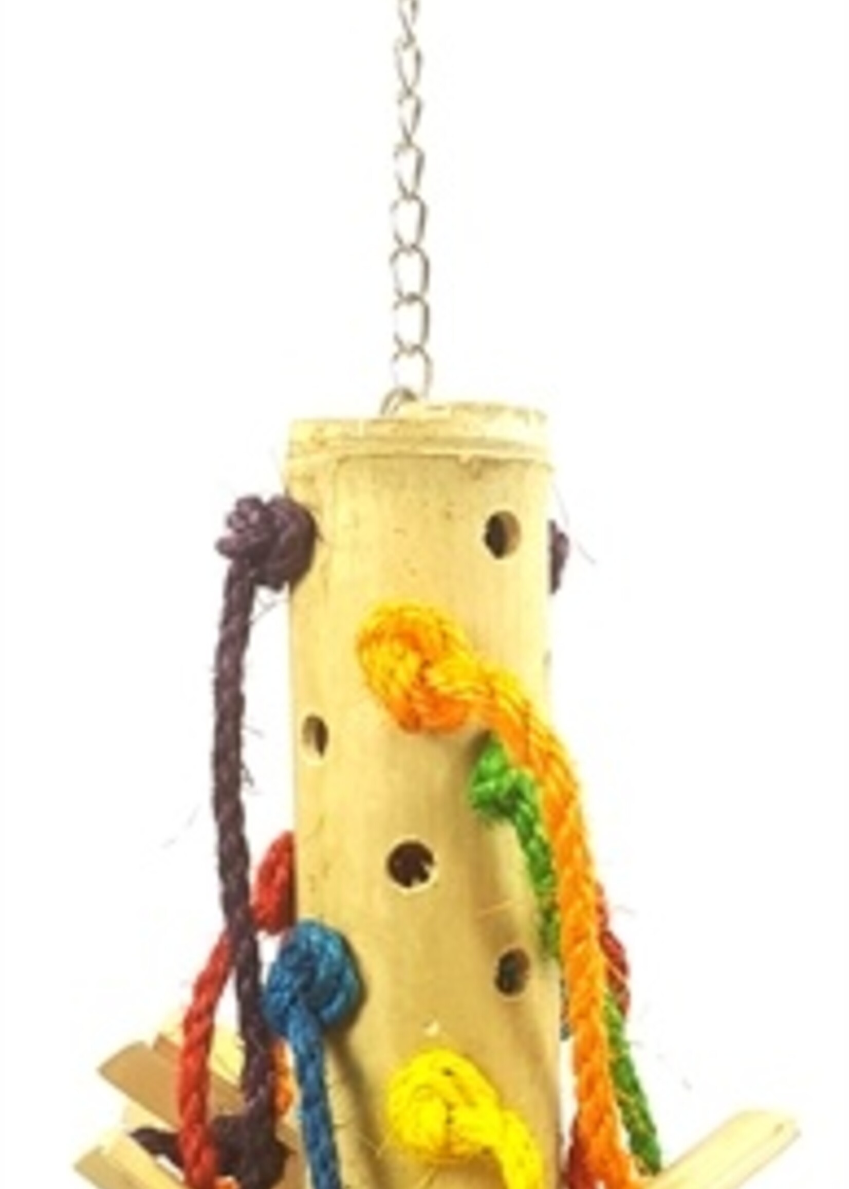 Happy pet Happy pet vogelspeelgoed puzzel bamboe