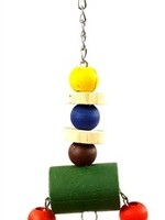 Happy pet Happy pet vogelspeelgoed jingler hout