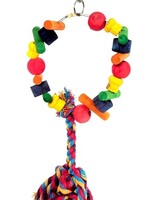 Happy pet Happy pet speelgoed papegaai cartwheel assorti