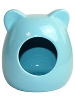 Happy pet Happy pet knaagdierhuisje hamster keramiek blauw