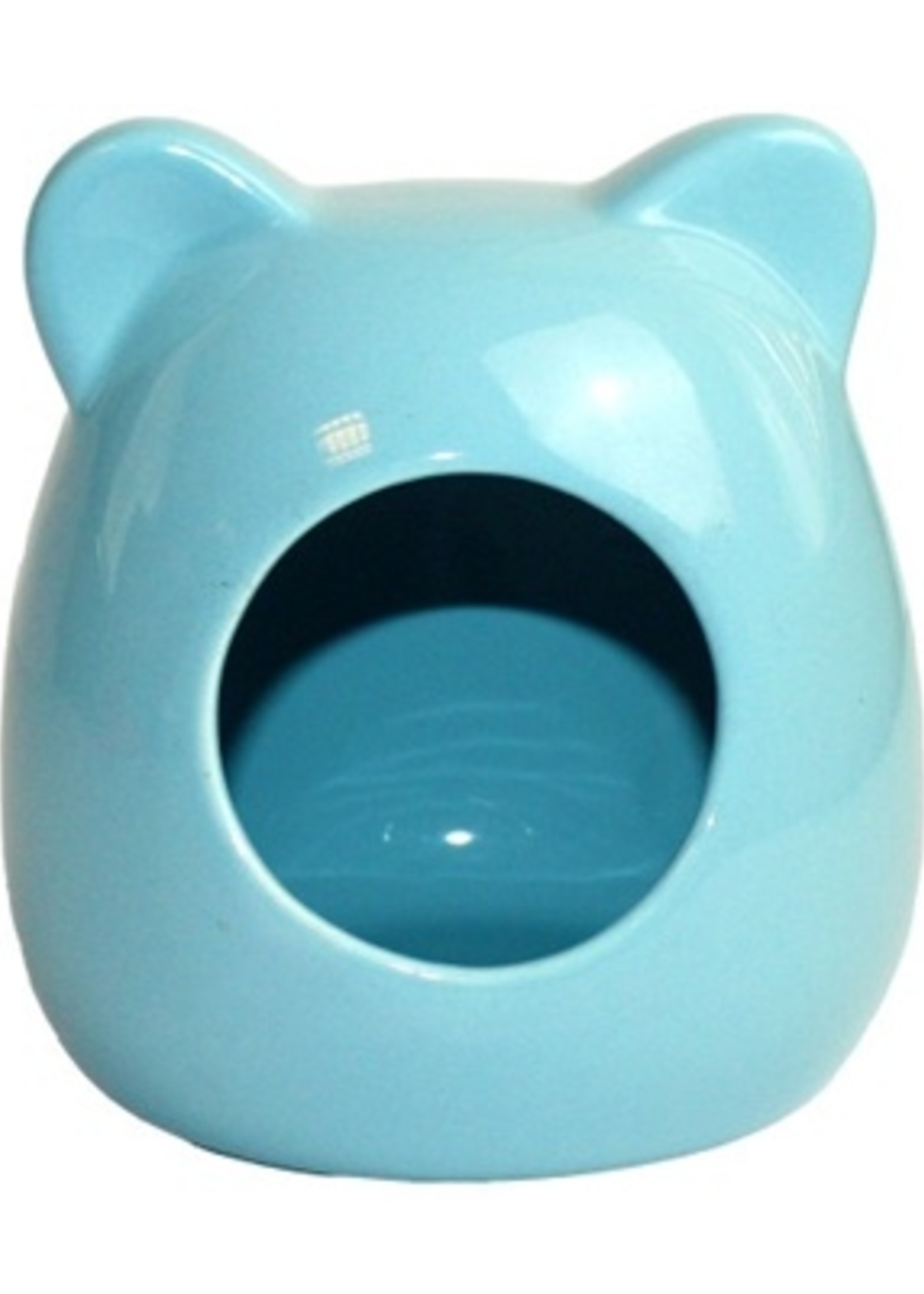 Happy pet Happy pet knaagdierhuisje hamster keramiek blauw
