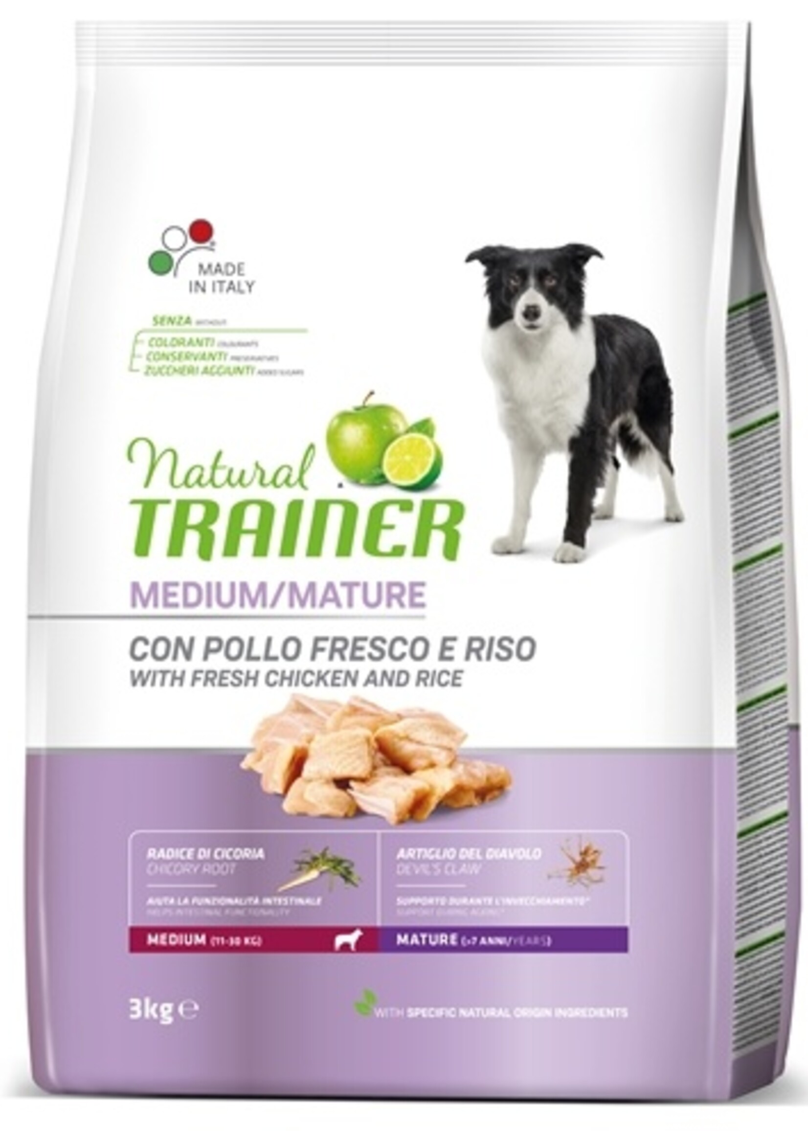 Natural trainer Natural trainer dog senior medium chicken
