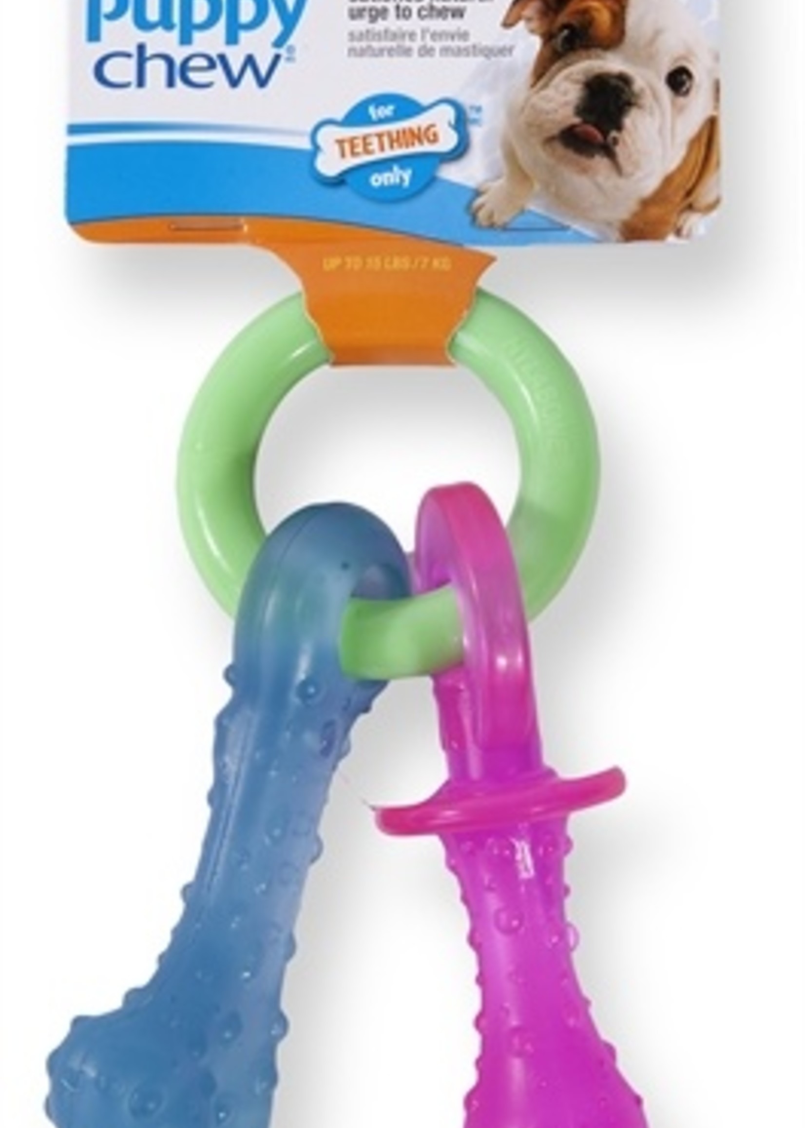 Nylabone Nylabone puppy chew bijtring speen / bot puppyspeelgoed