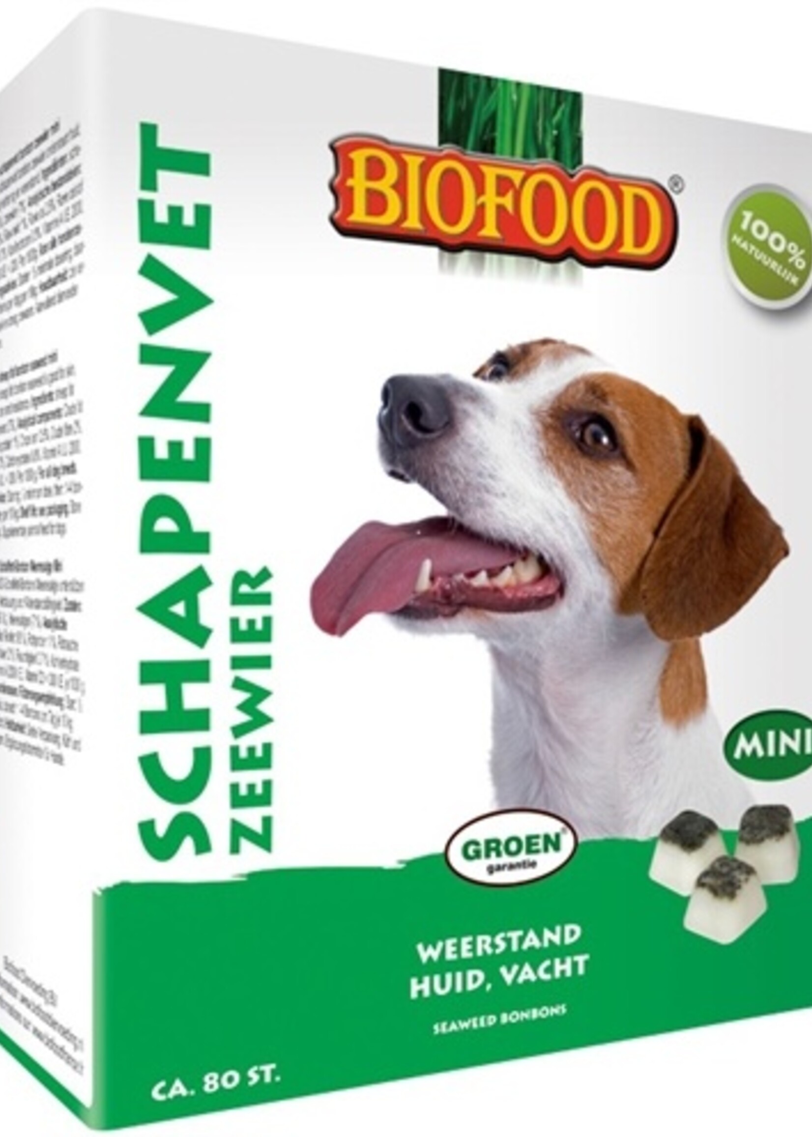 Biofood Biofood schapenvet mini bonbons zeewier