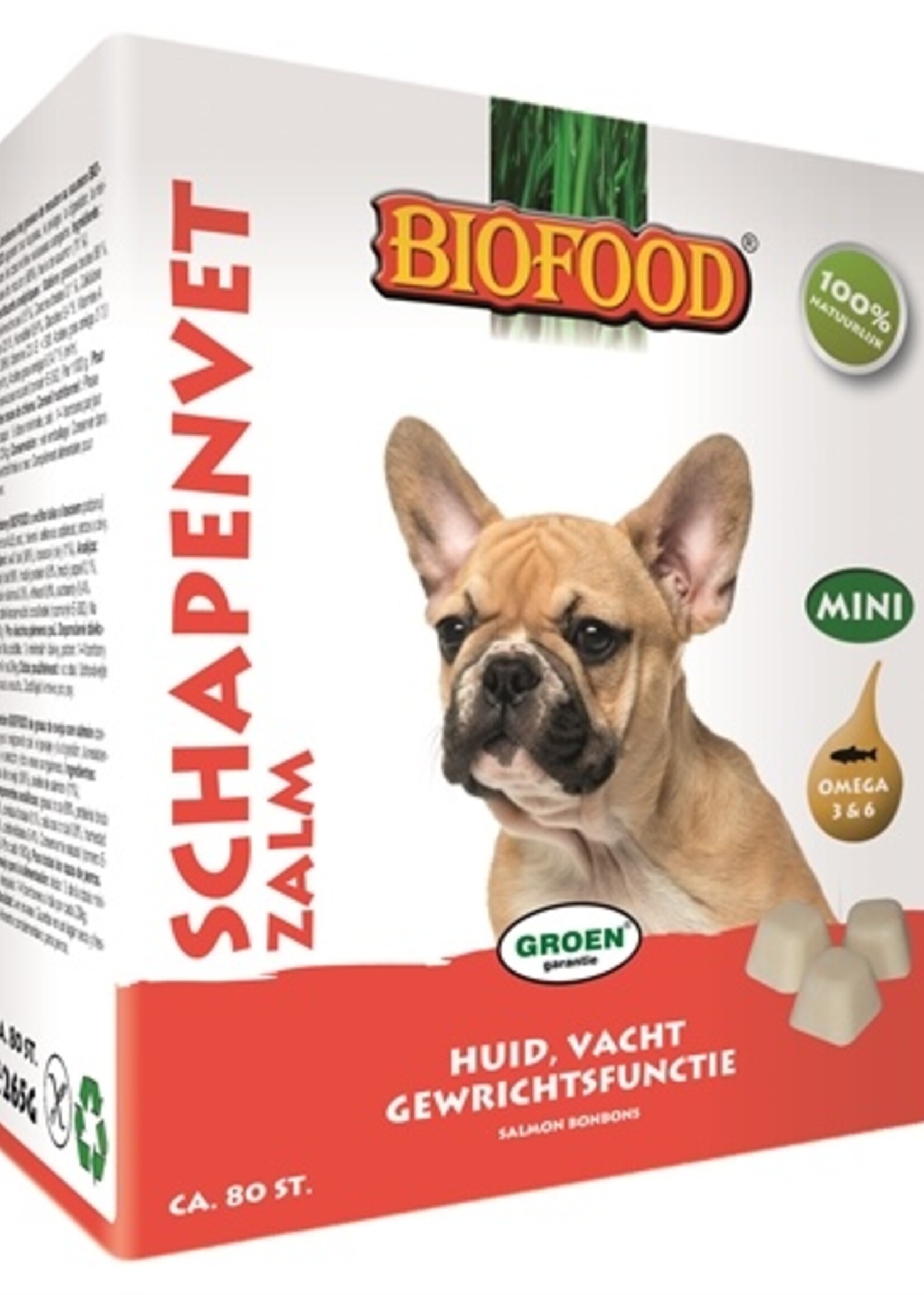 Biofood Biofood schapenvet mini bonbons zalm