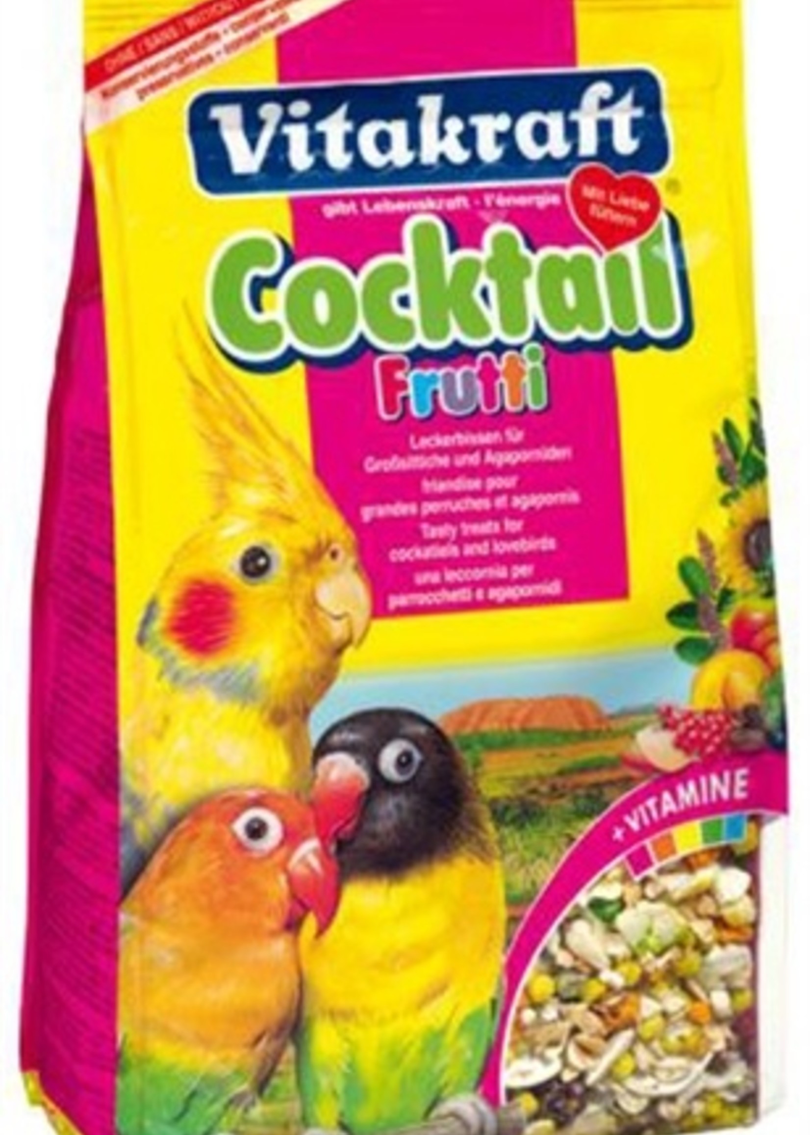 Vitakraft Vitakraft grote parkiet/agapornissen coctail frutti