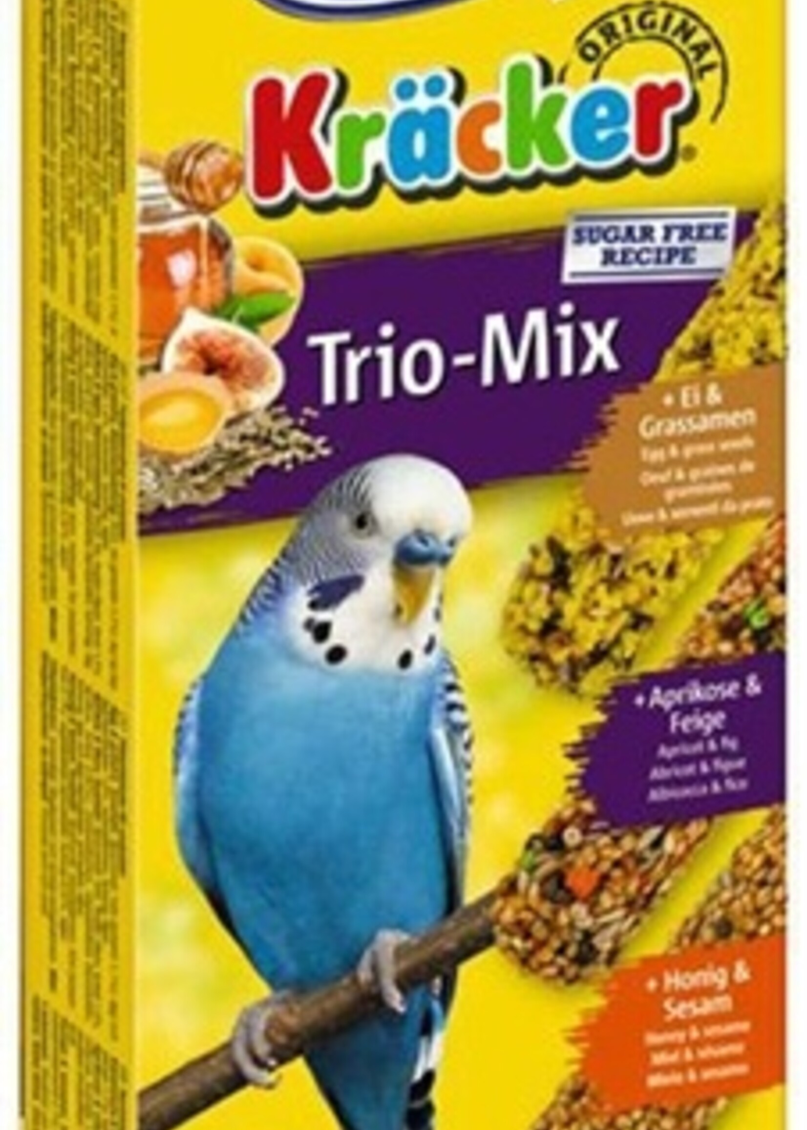 Vitakraft Vitakraft parkiet kracker honing/fruit/ei