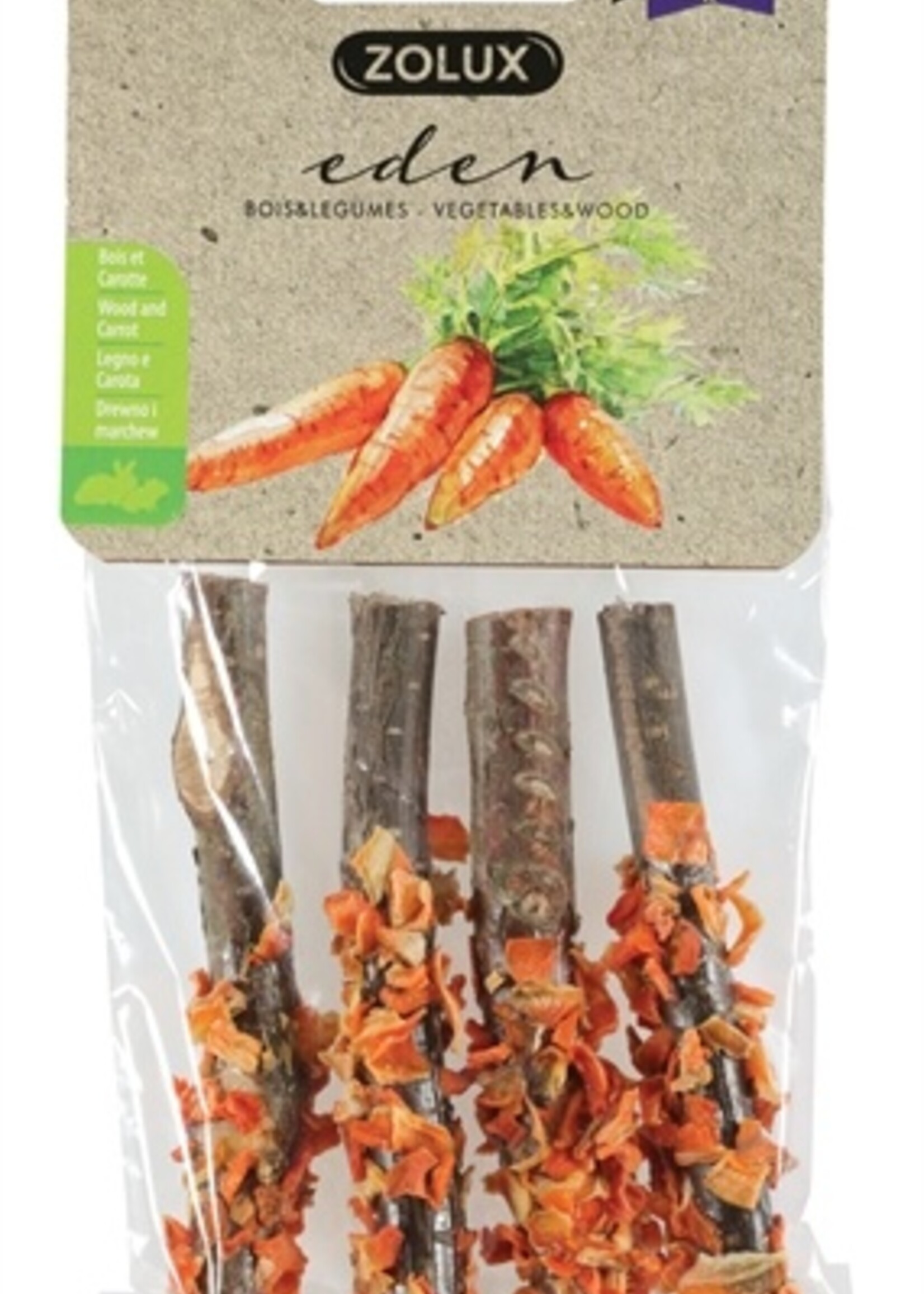 Zolux Zolux eden houtstammetje met wortel