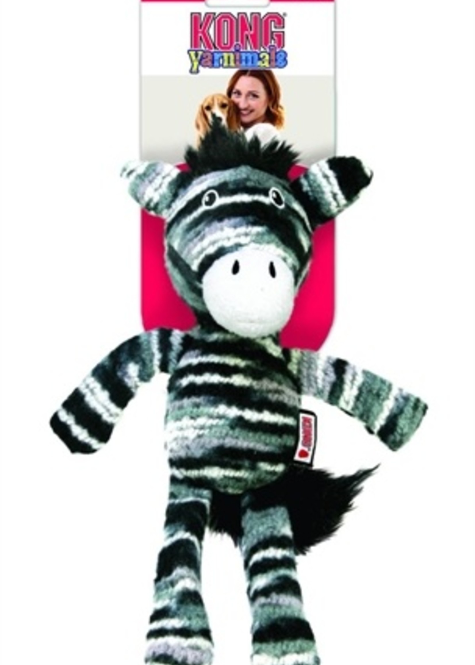 Kong Kong yarnimals zebra