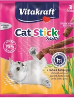 Vitakraft Vitakraft cat-stick mini kip / kattengras