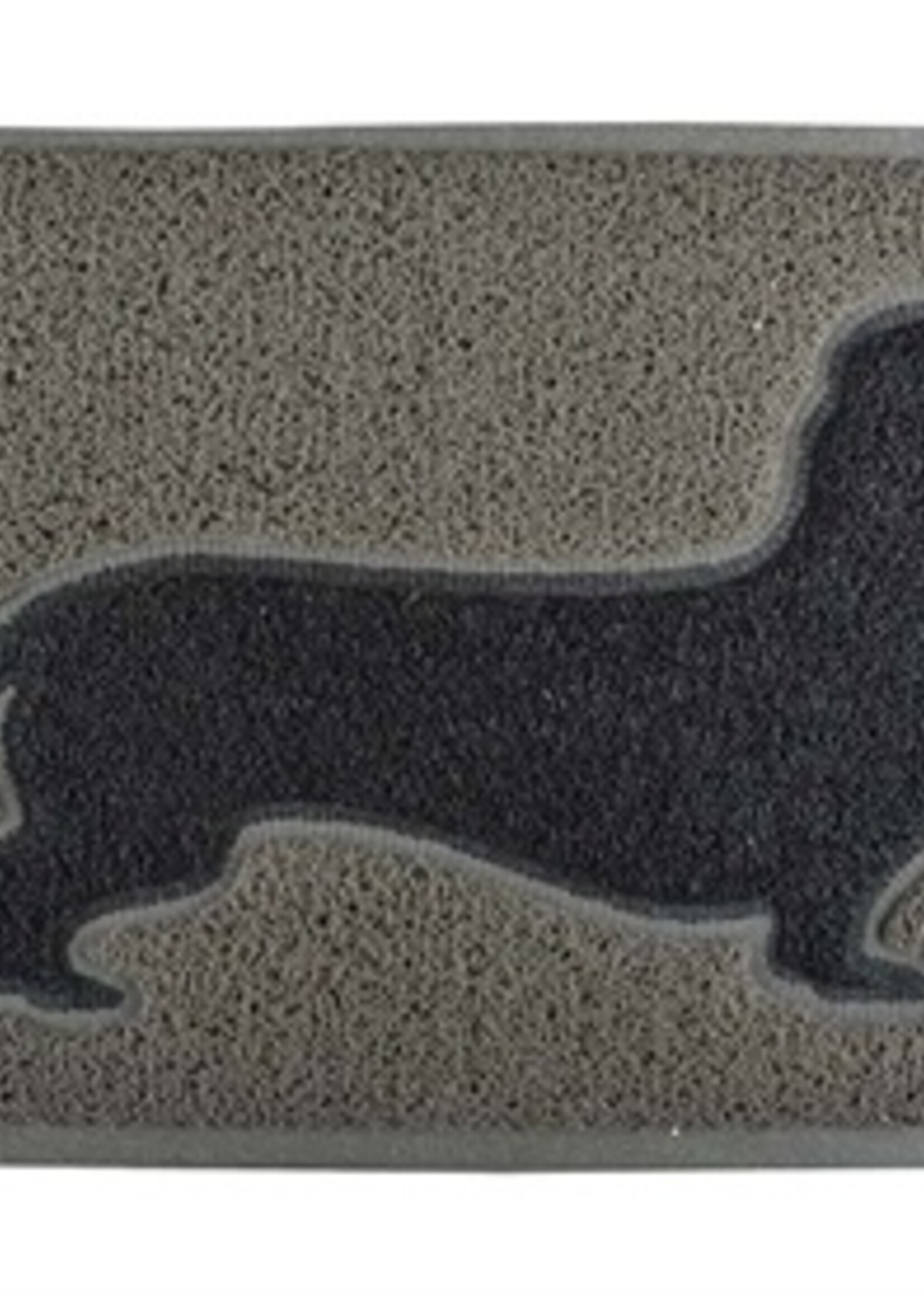 Merkloos Deurmat teckel pvc assorti