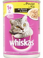 Whiskas 12x whiskas blik adult brokjes in saus kip