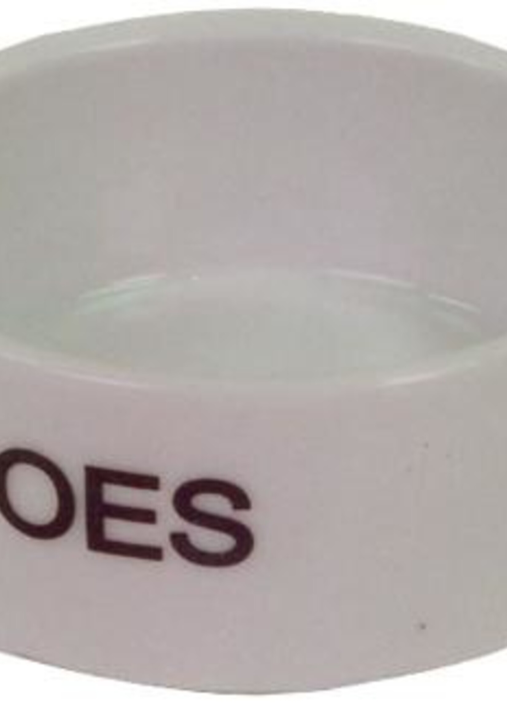 Merkloos Katteneetbak poes steen wit