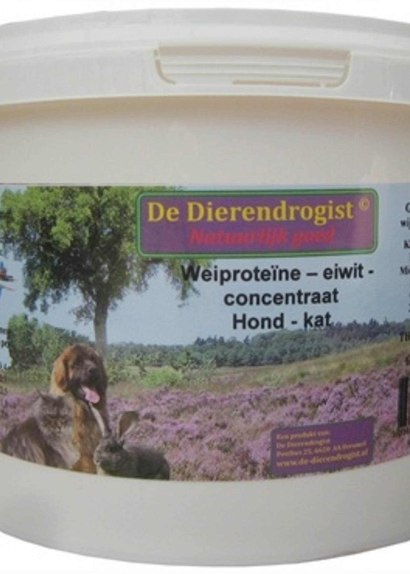 Dierendrogist Dierendrogist wei proteine eiwit concentraat hond/kat