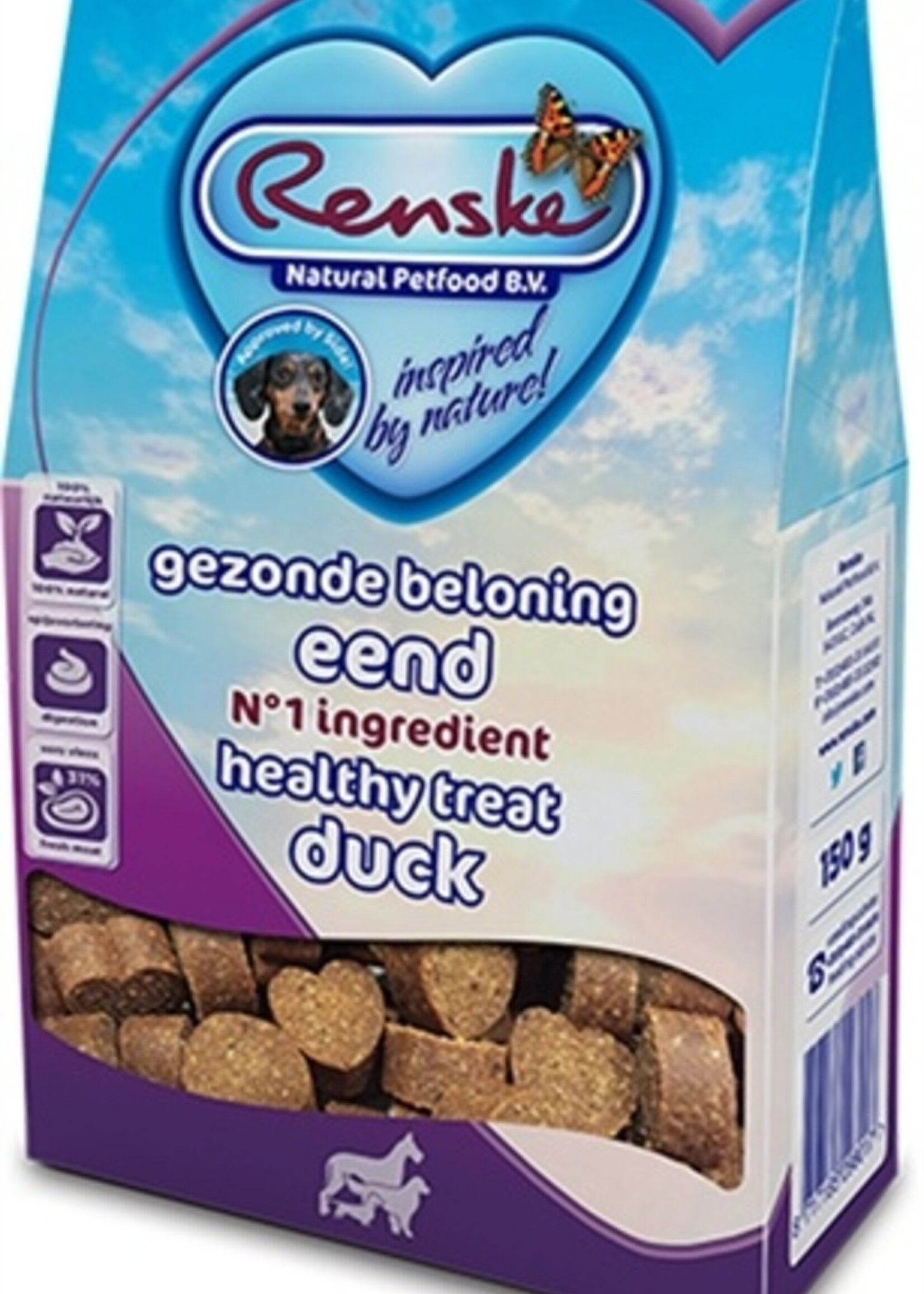 Renske Renske gezonde beloning hartjes eend