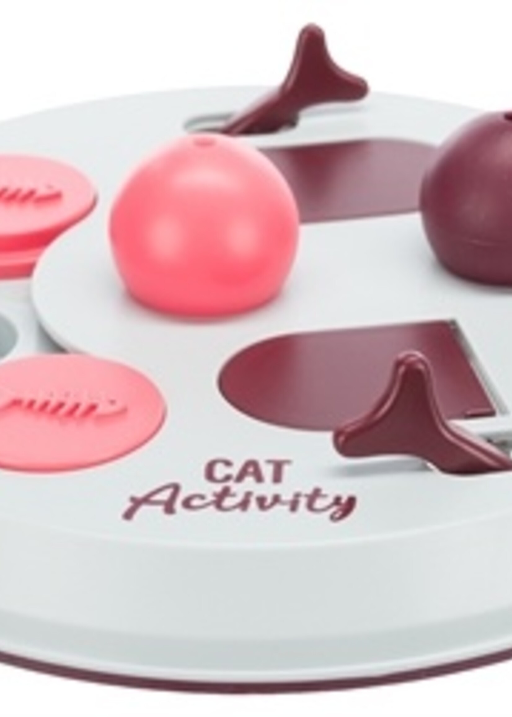 Trixie Trixie cat activity flip board bes / roze / lichtgrijs