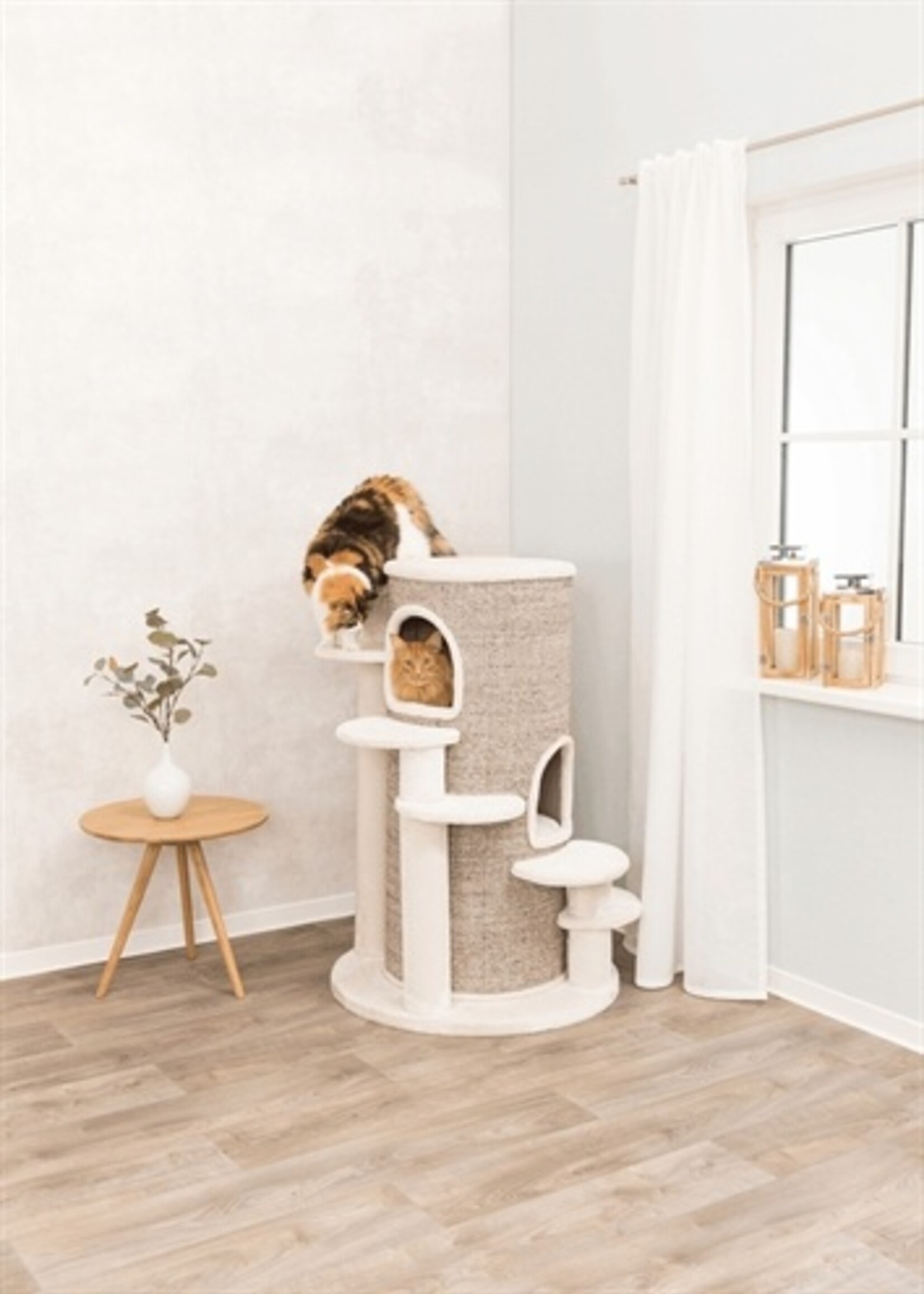 Trixie Trixie krabpaal oskar xxl creme / bruin gemeleerd