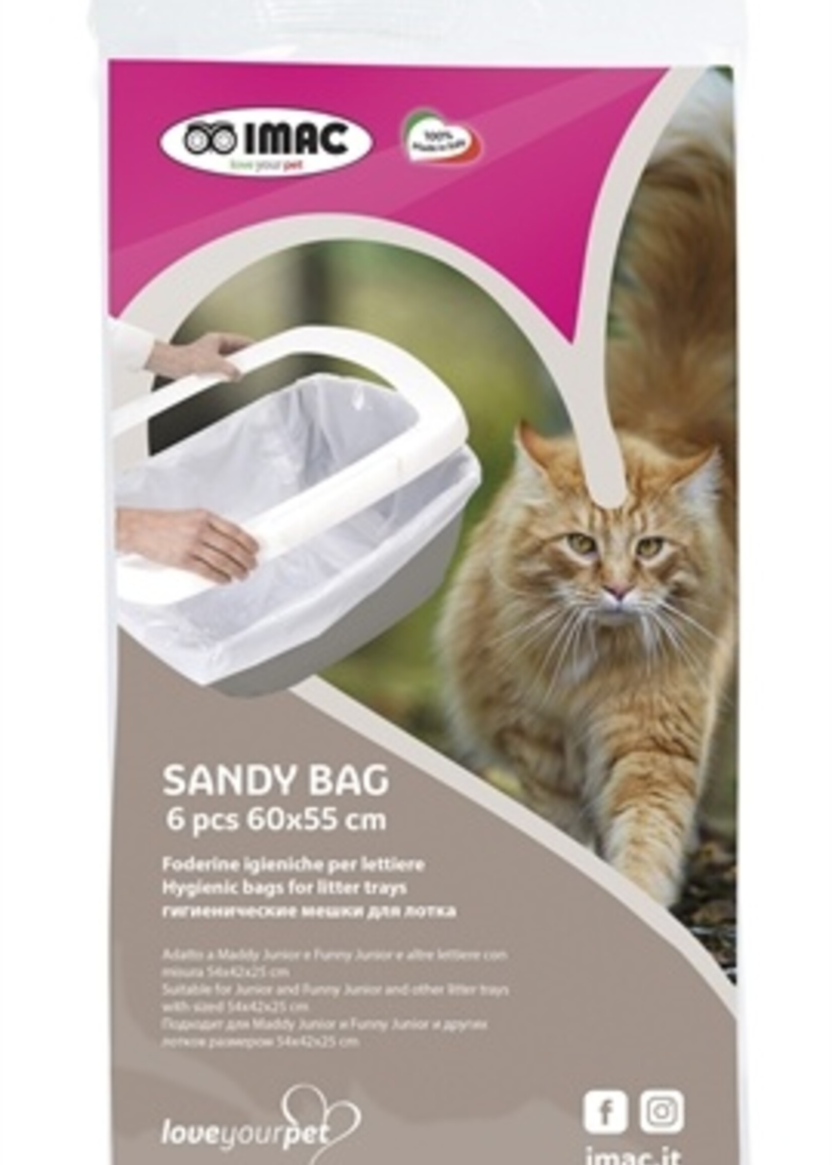 Imac Imac kattenbakzak sandy voor kattenbak 62x46x30 cm