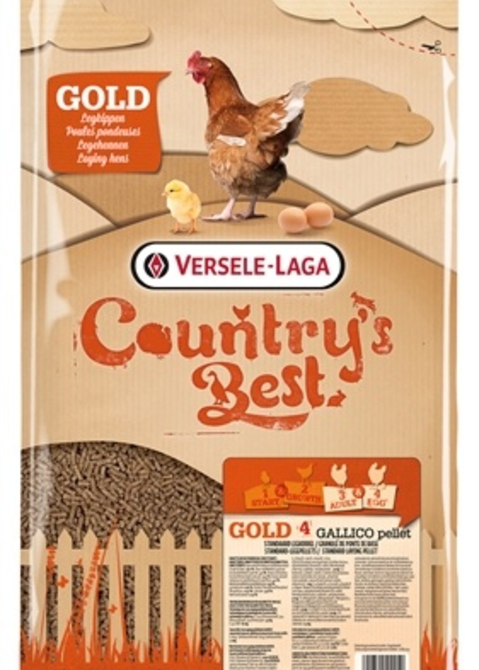 Versele-laga Versele-laga country's best gold 4 gallico pelletlegkorrel