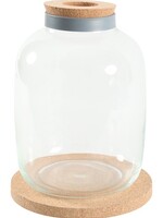 Zolux Zolux life jug vaas grijze  rand met kurk