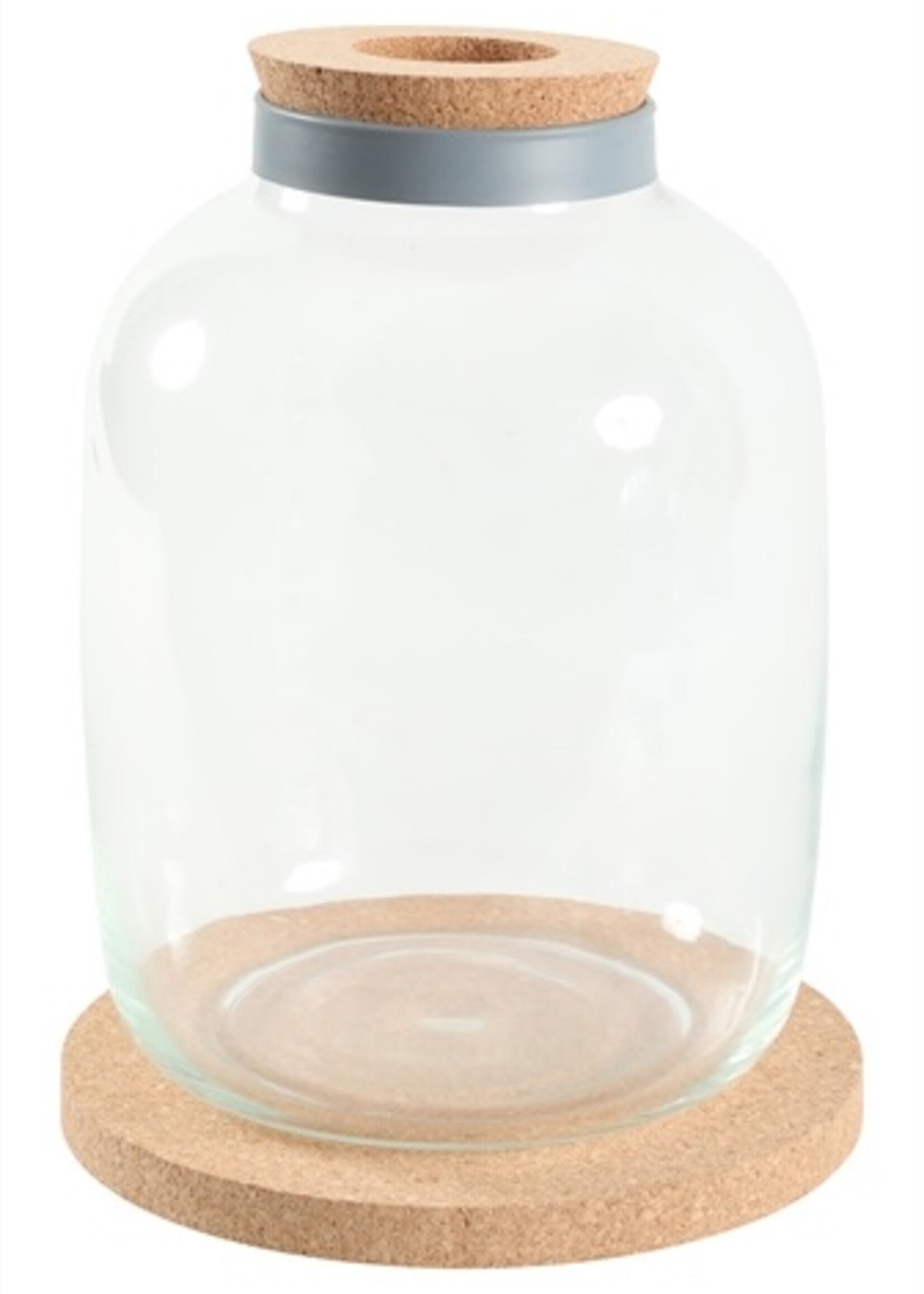 Zolux Zolux life jug vaas grijze  rand met kurk
