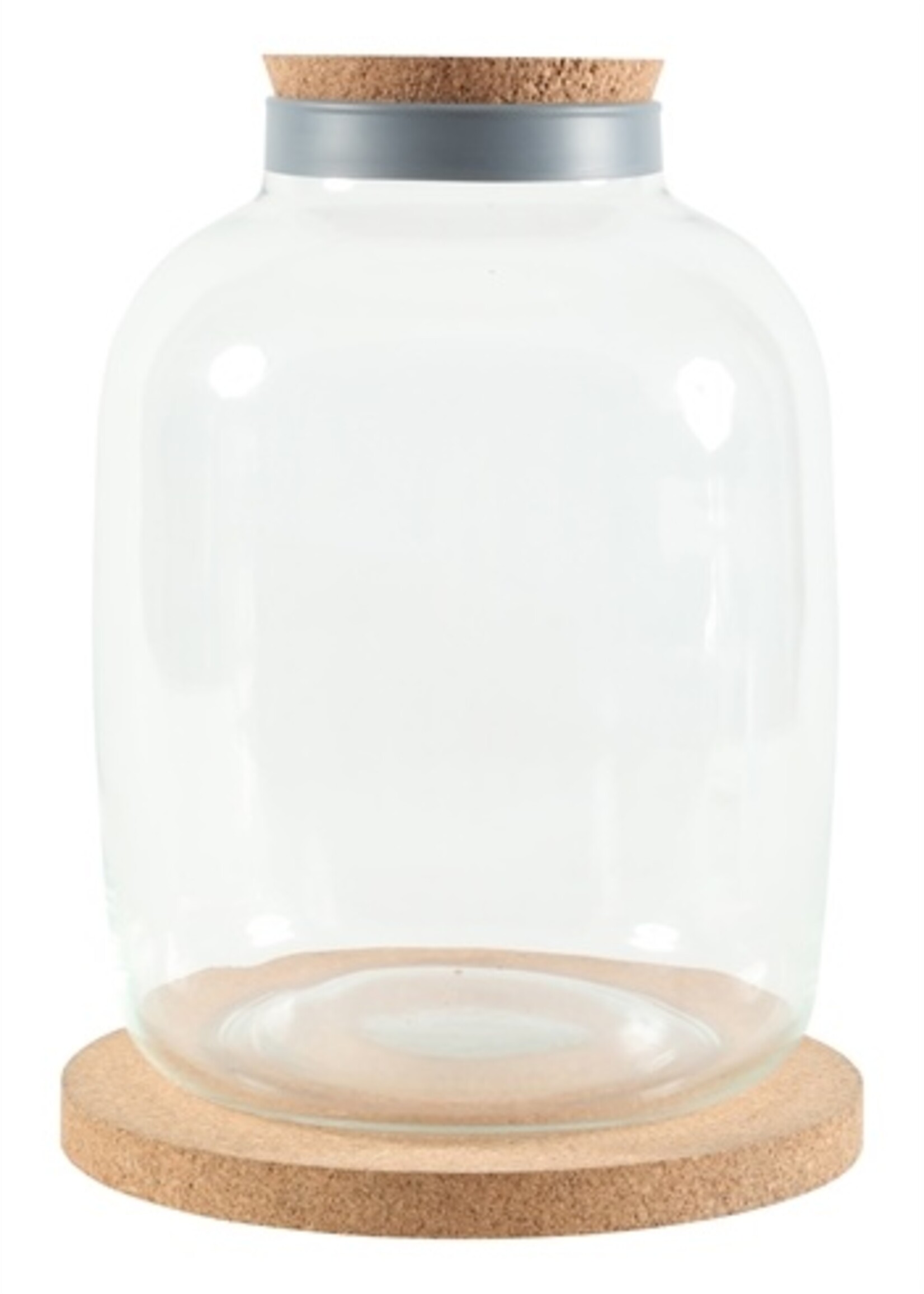 Zolux Zolux life jug vaas grijze  rand met kurk