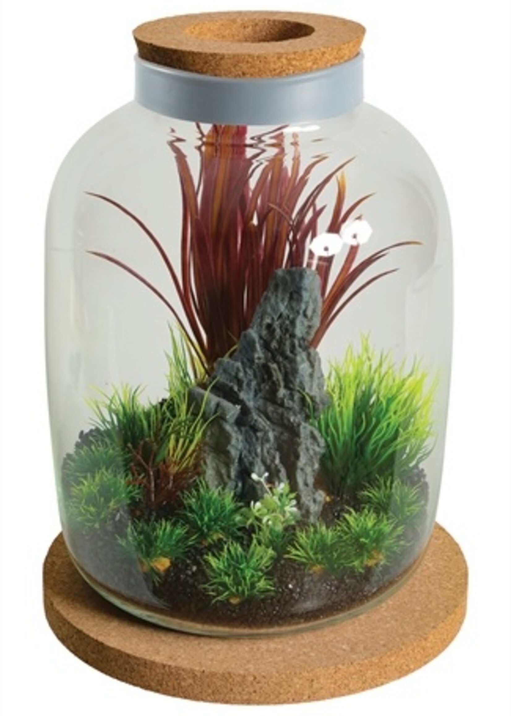 Zolux Zolux life jug vaas grijze  rand met kurk