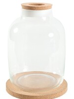 Zolux Zolux life jug vaas witte rand met kurk