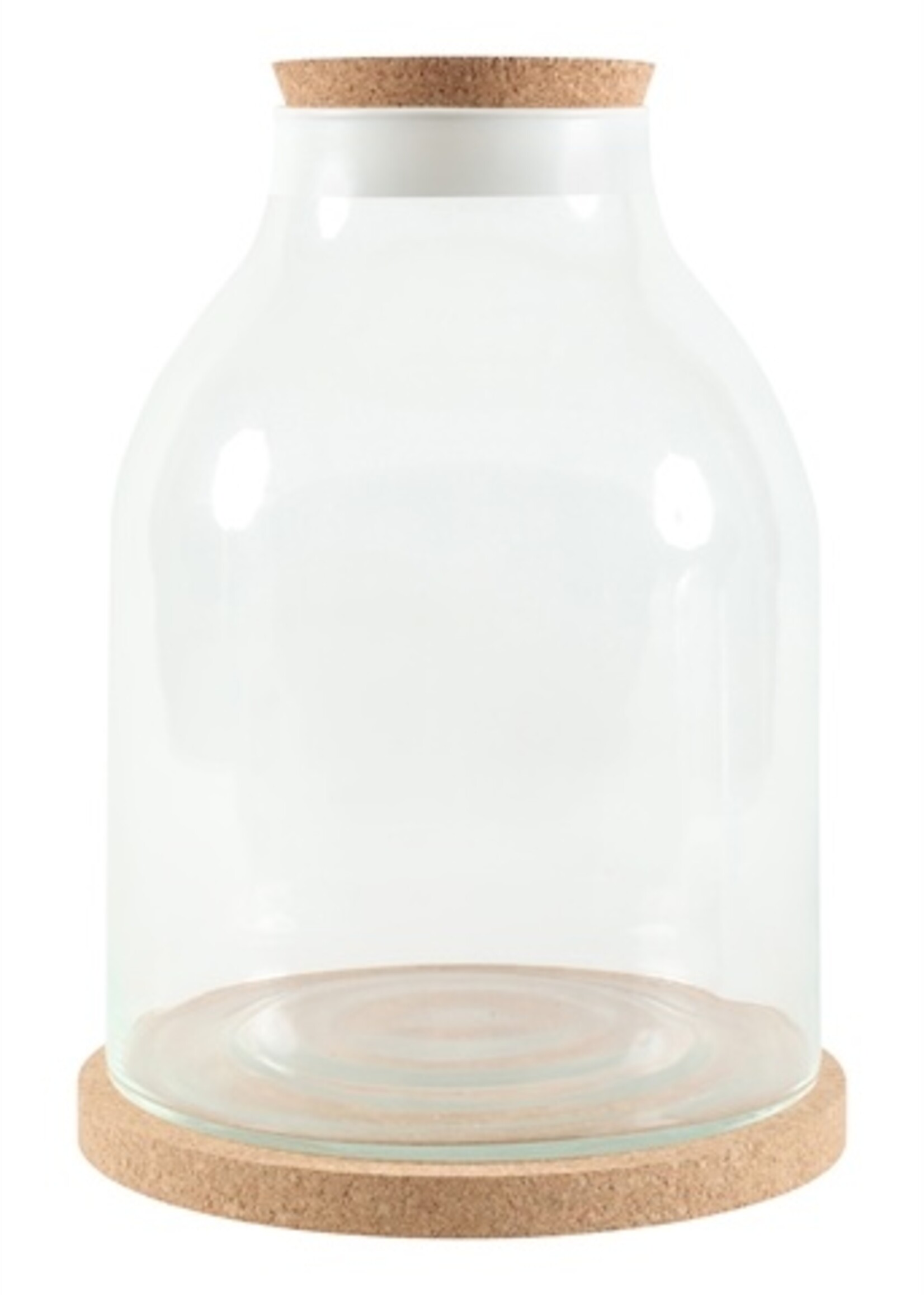 Zolux Zolux life bottle fles glas witte rand met kurk