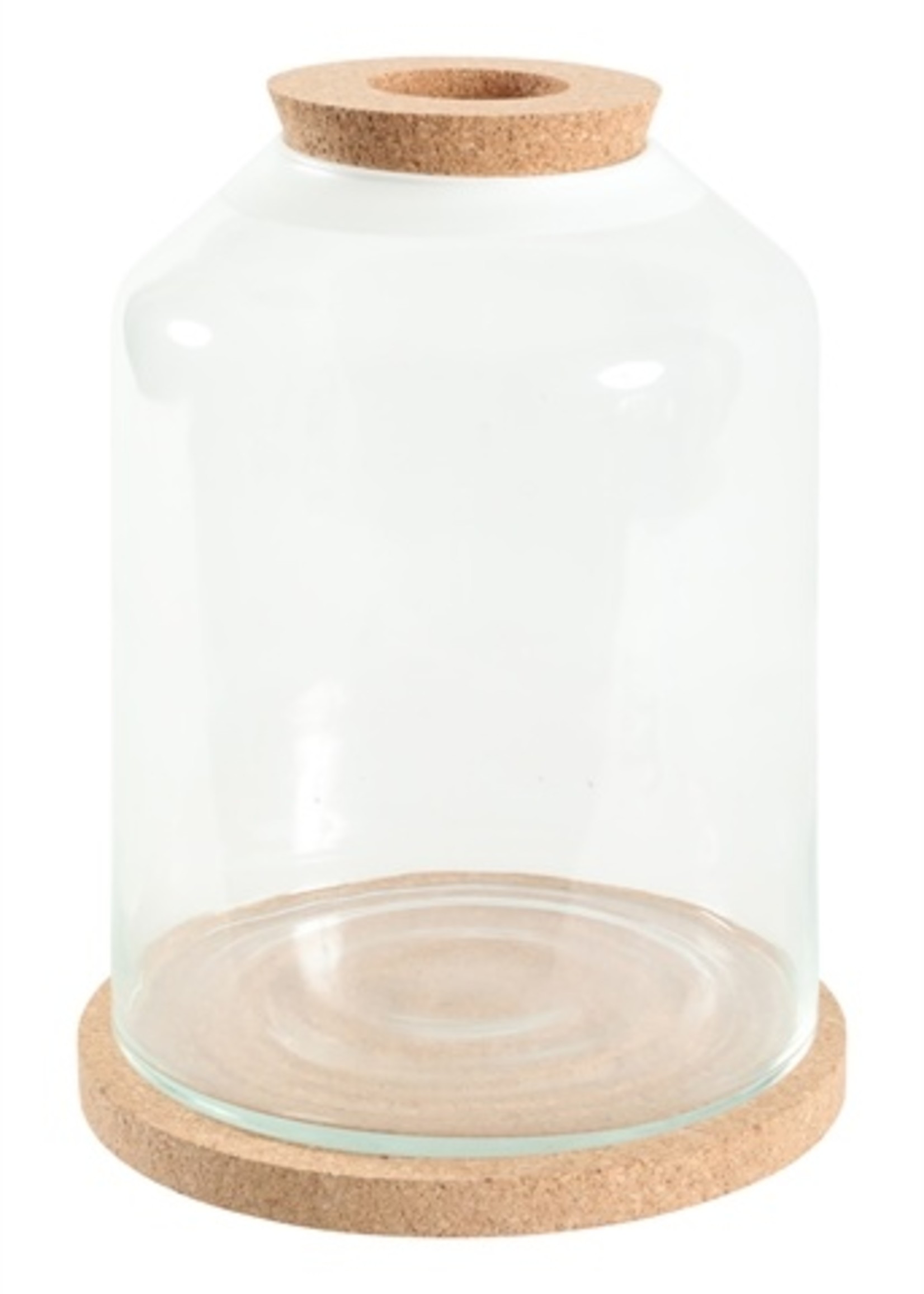 Zolux Zolux life bell stolp glas witte rand met kurk