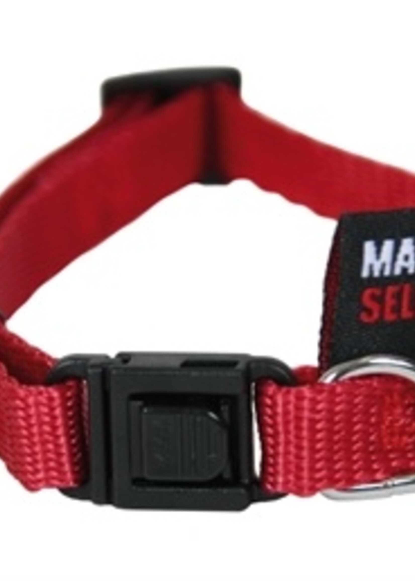 Martin sellier Kattenhalsband nylon uni rood