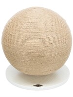 Trixie Trixie krabpaal bal op voet jute / hout