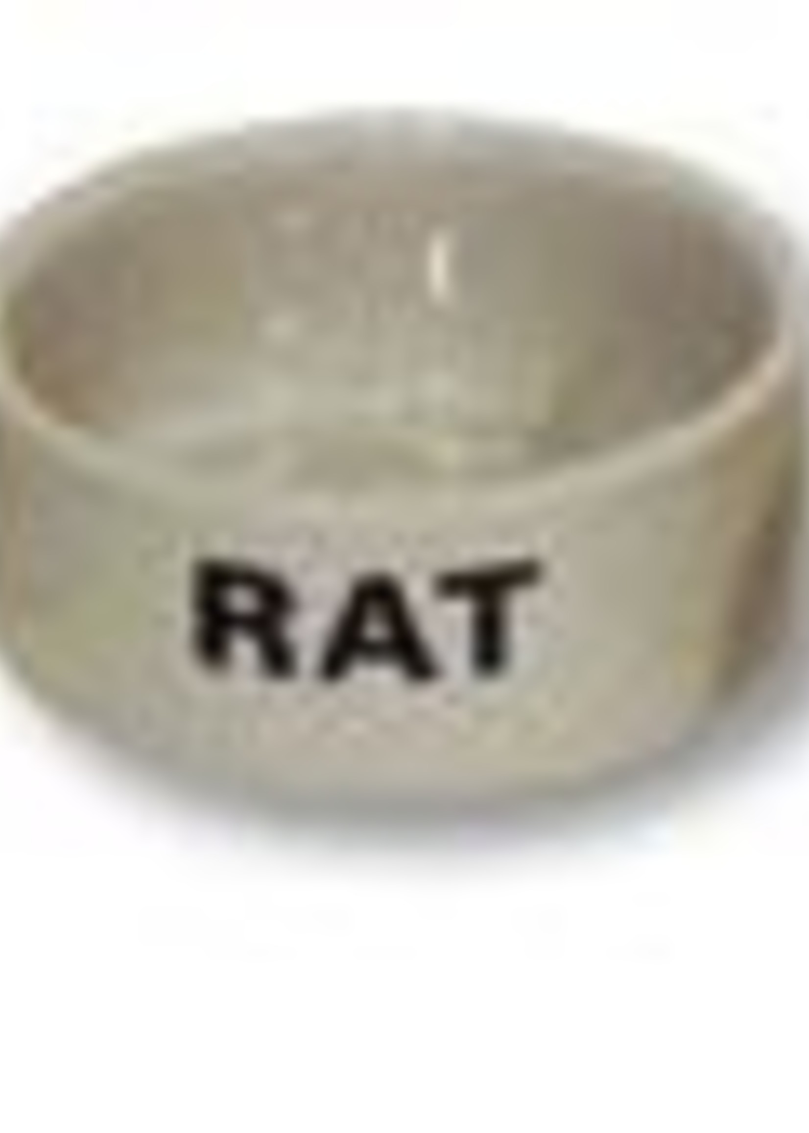 Merkloos Cavia eetbak steen wit