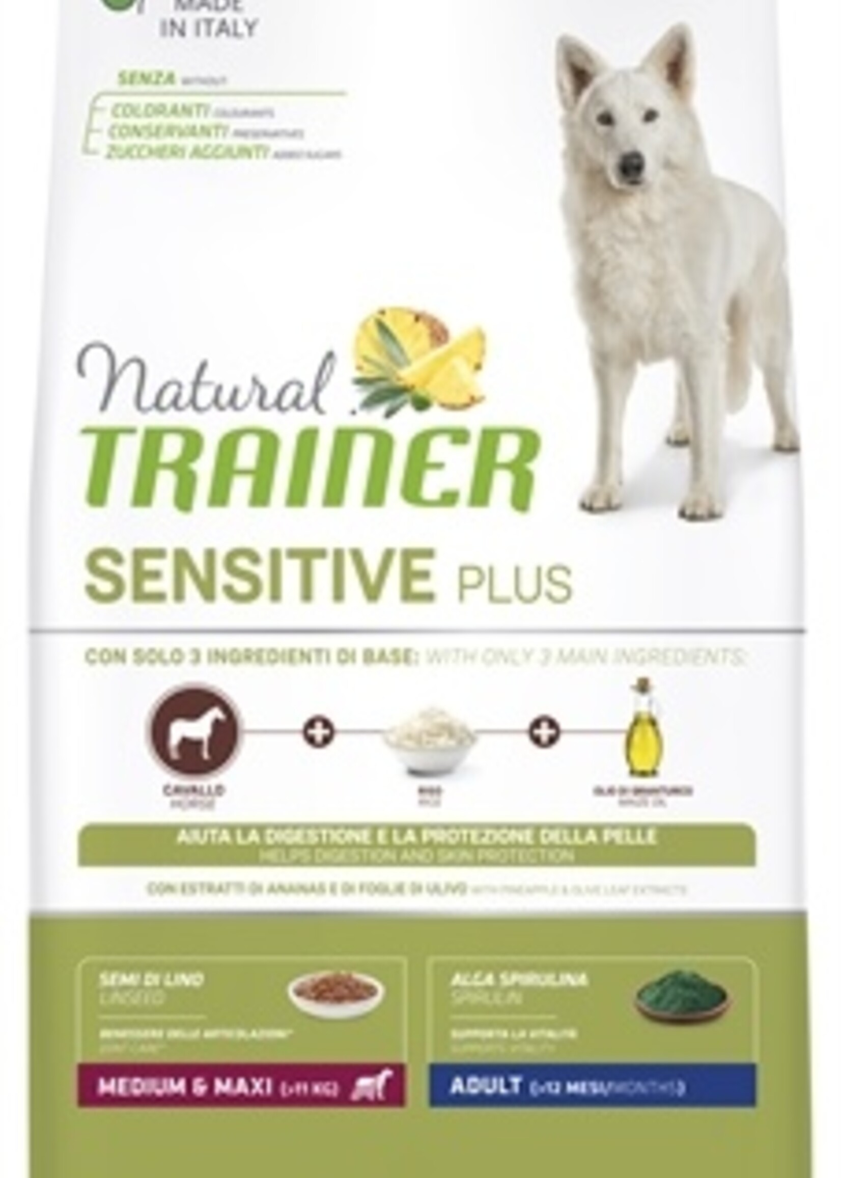 Natural trainer Natural trainer sensitive plus adult medium paard