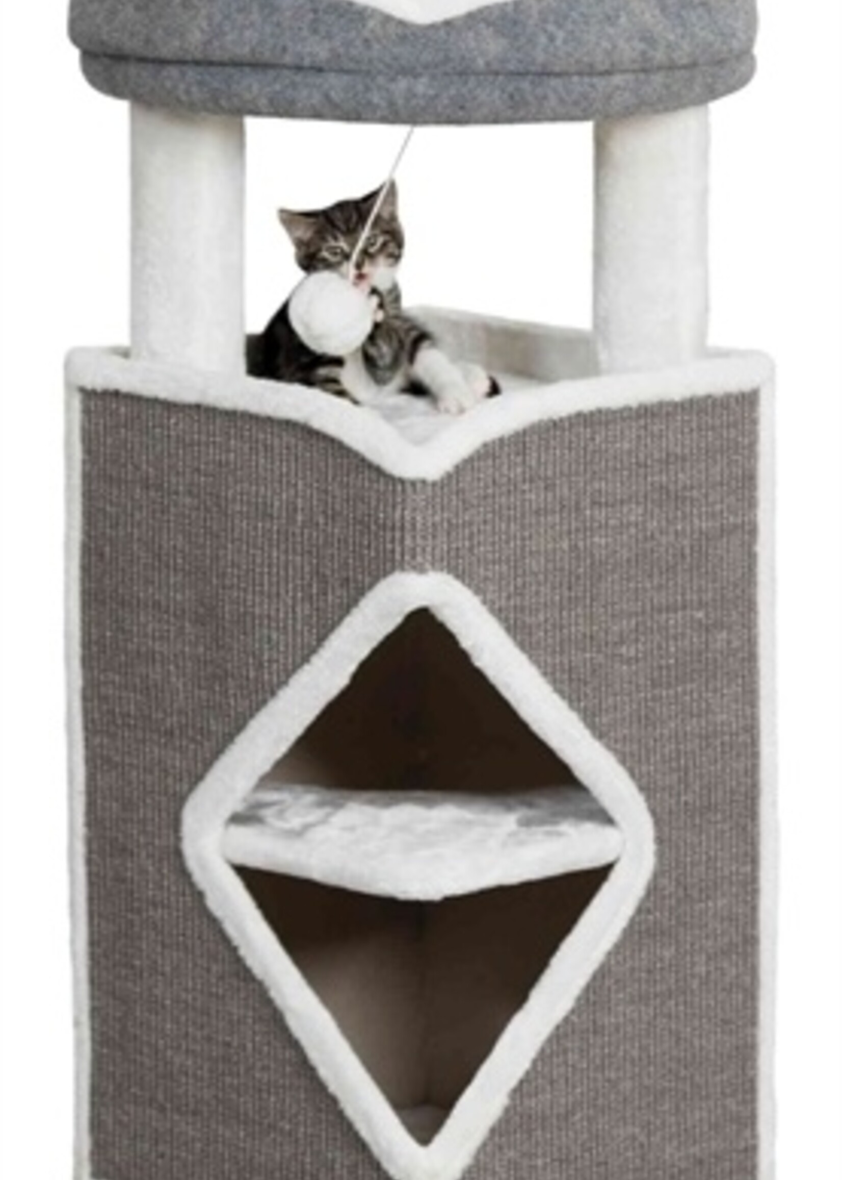 Trixie Trixie cat tower arma grijs / wit