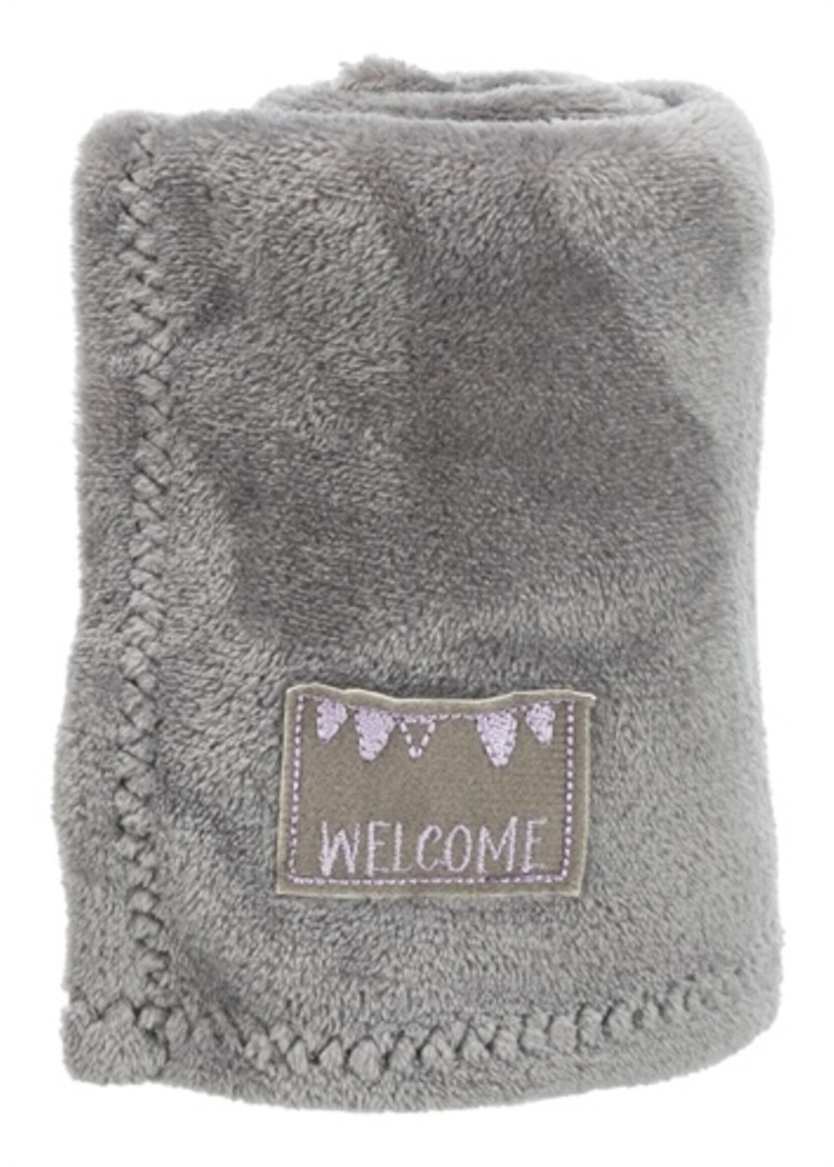 Trixie Trixie junior speelset deken en konijn grijs / lila