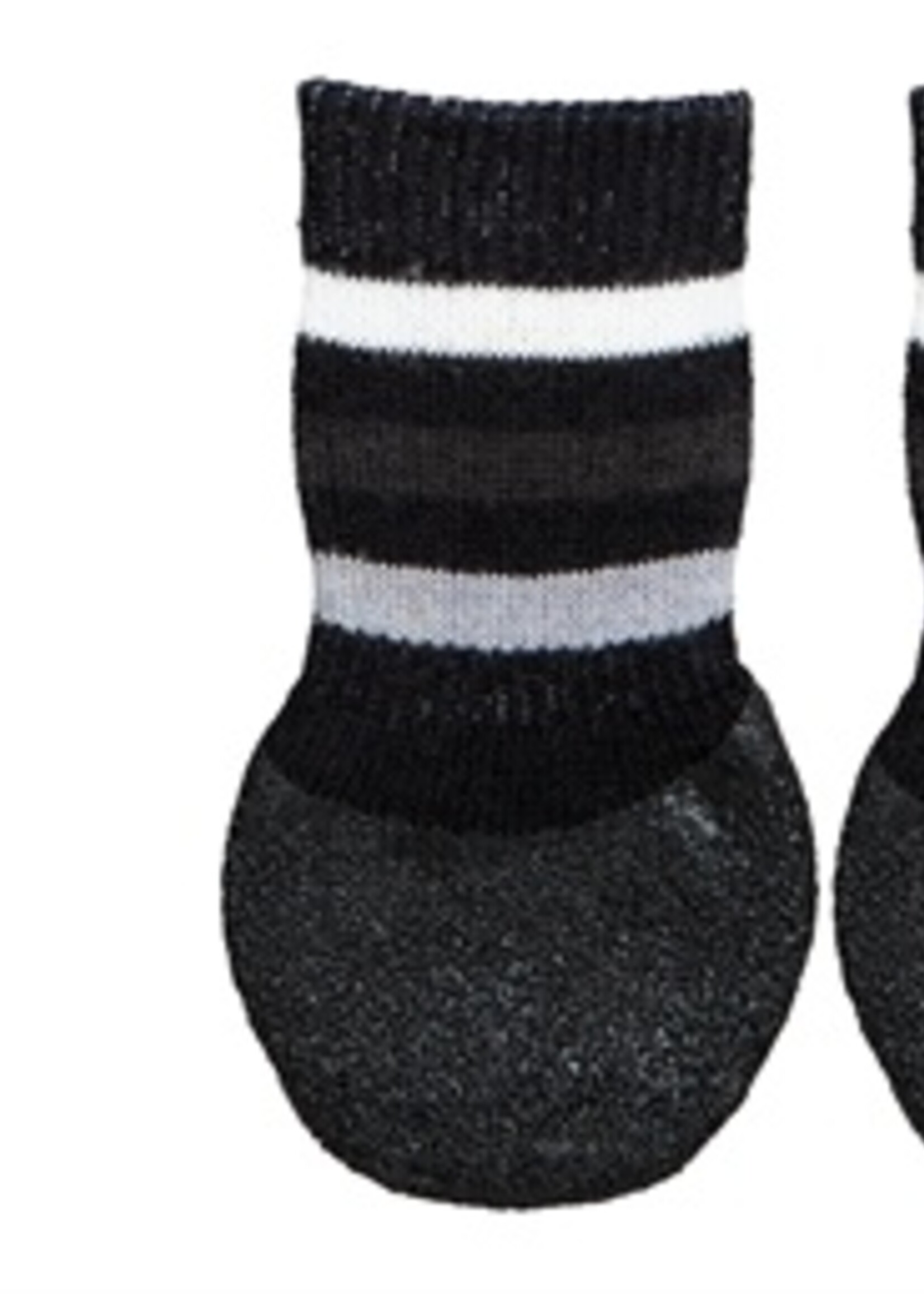 Trixie Trixie hondensokken anti-slip met rubberlaag rondom zwart