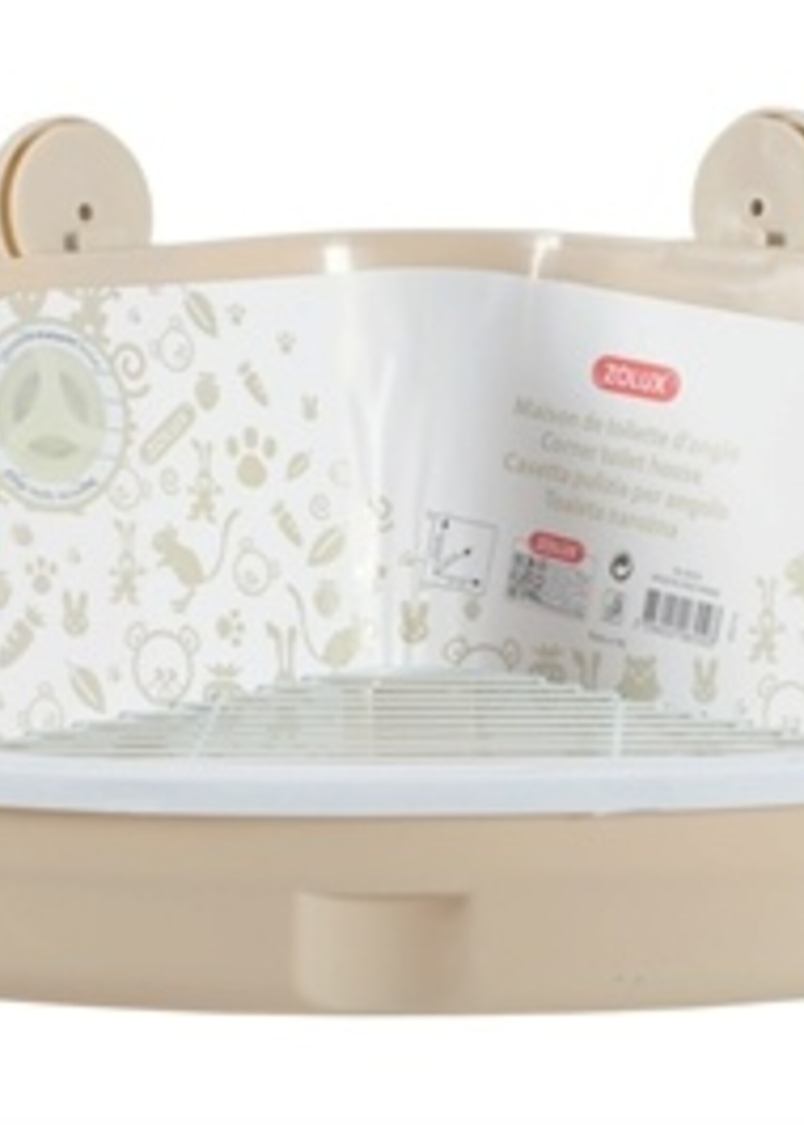 Zolux Zolux hoektoilet knaagdier beige