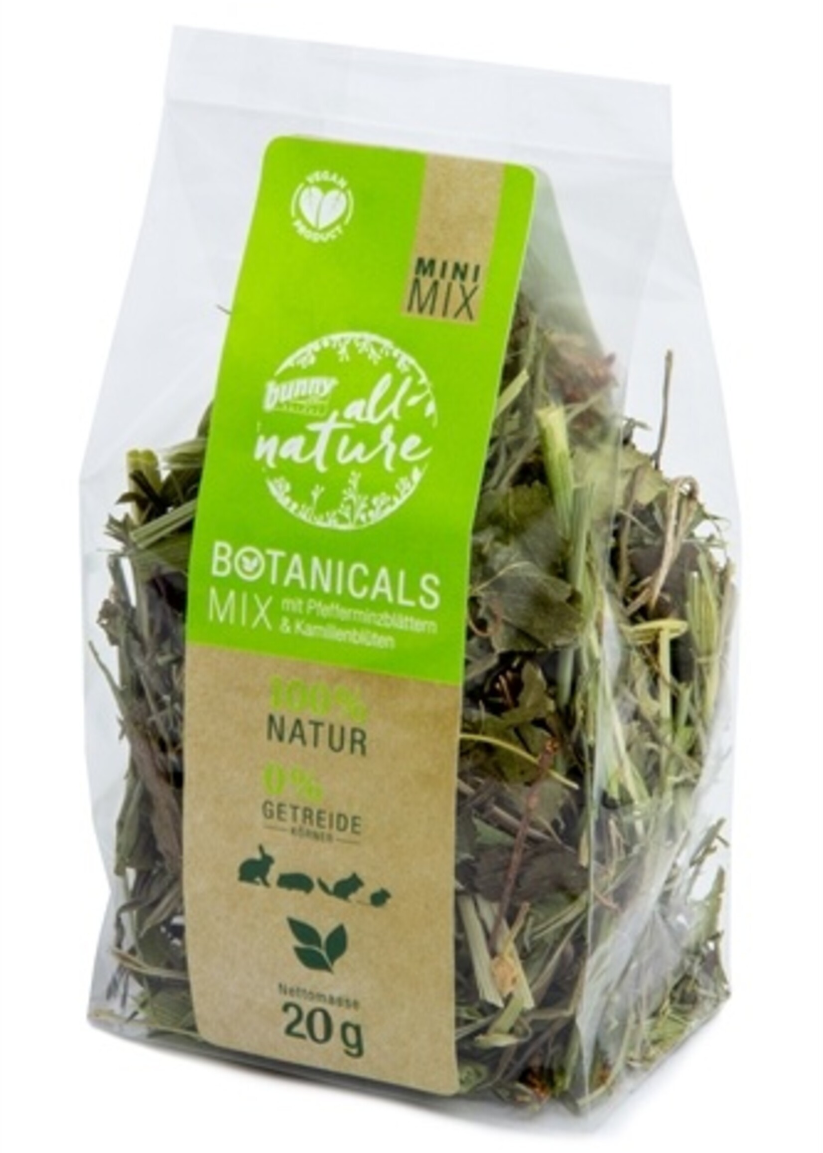 Bunny nature Bunny nature botanicals mini mix pepermuntblad / kamillebloesem