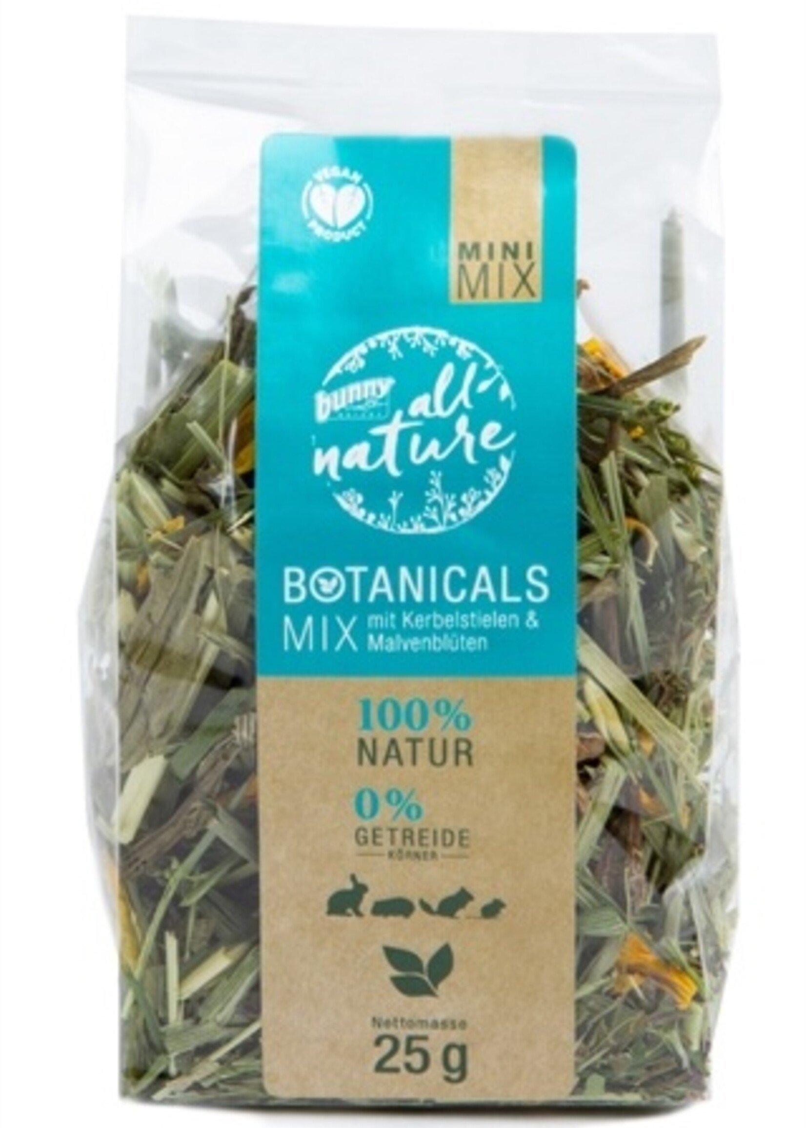 Bunny nature Bunny nature botanicals mini  mix kervelstelen / malvebloesem