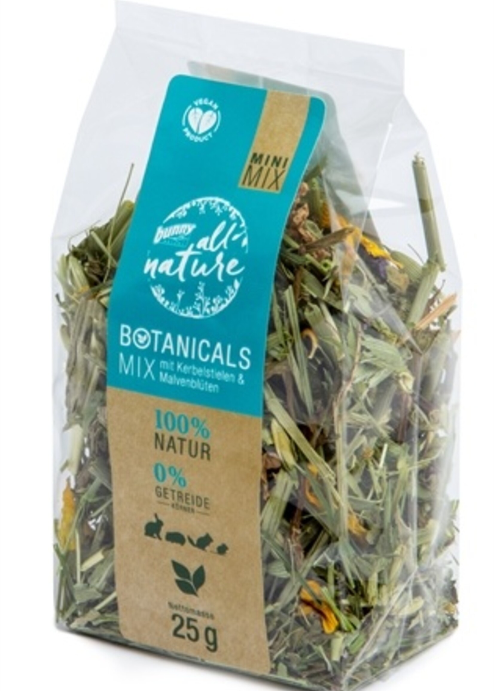 Bunny nature Bunny nature botanicals mini  mix kervelstelen / malvebloesem