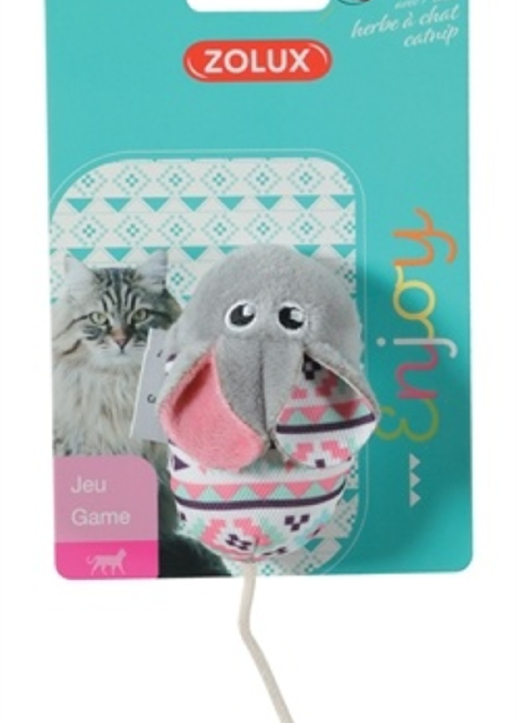 Zolux Zolux kattenspeelgoed kali muis grijs