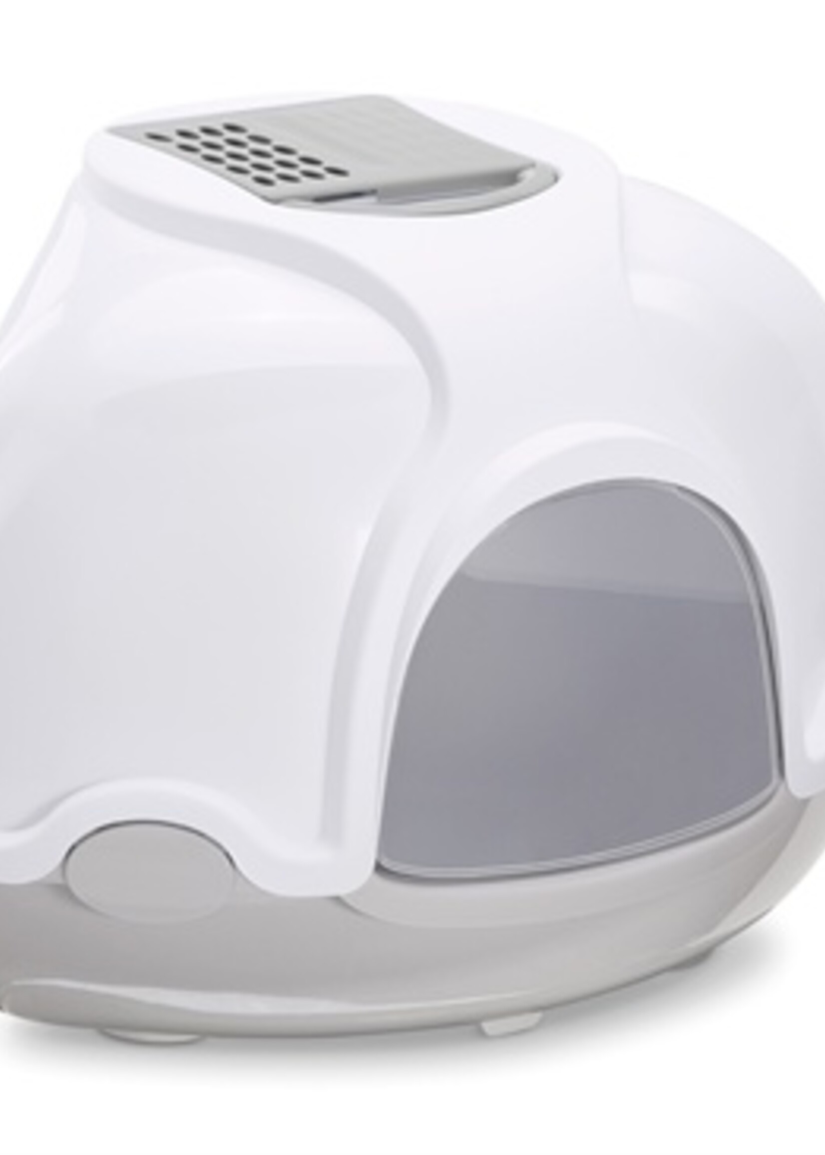 Imac Imac hoek kattenbak ginger lichtgrijs