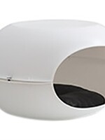 Martin sellier Martin sellier kattenmand capsule kunststof wit / wit