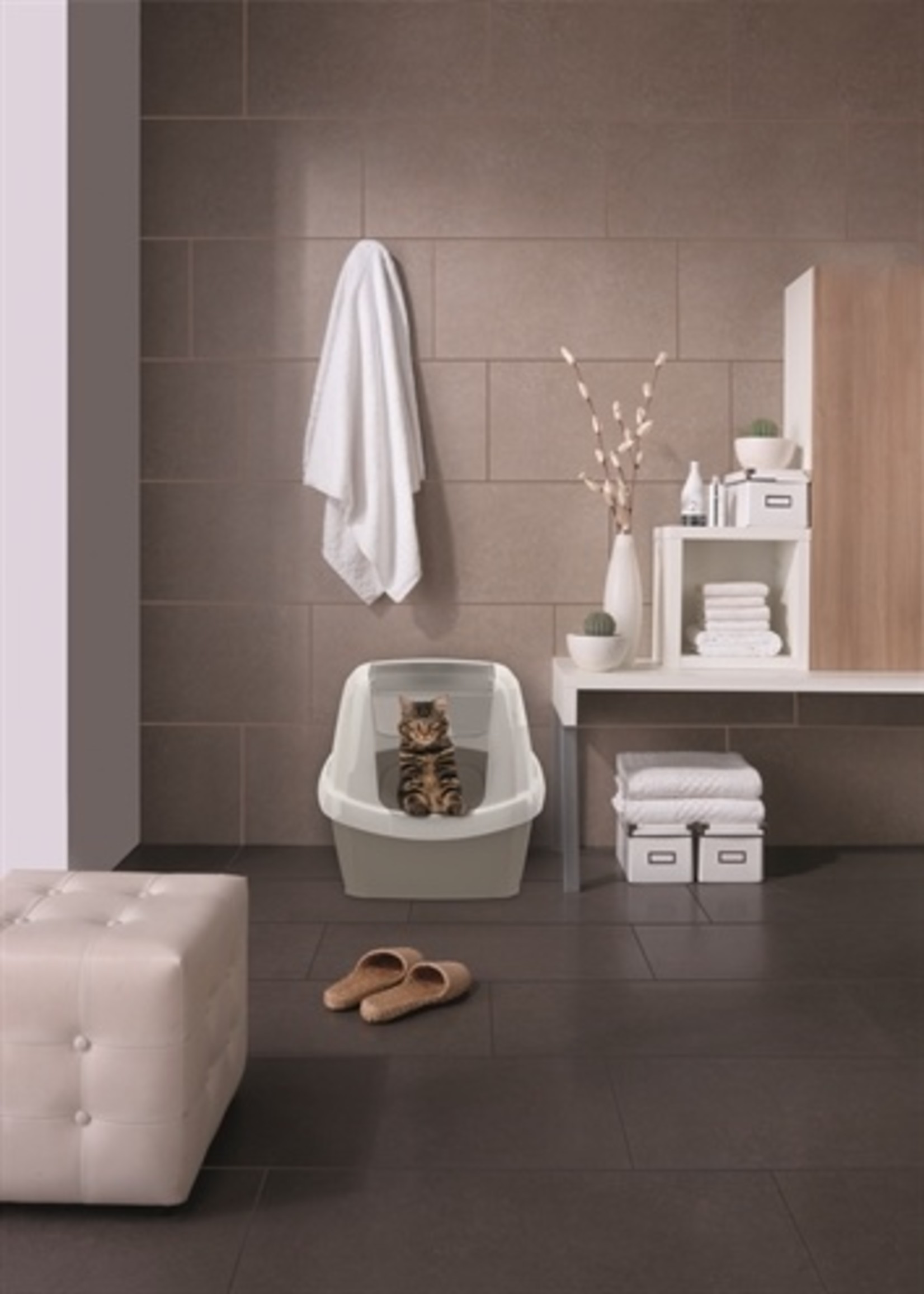 Imac Imac kattenbak maddy taupe