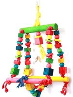 Happy pet Happy pet speelgoed double swing papegaai