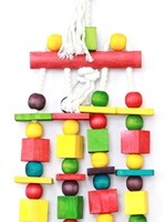 Happy pet Happy pet speelgoed block n beads papegaai